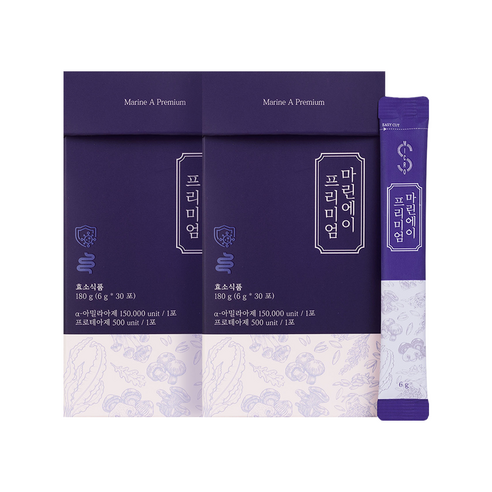 중앙미생물연구소 마린에이 프리미엄 6g 30포, 2세트