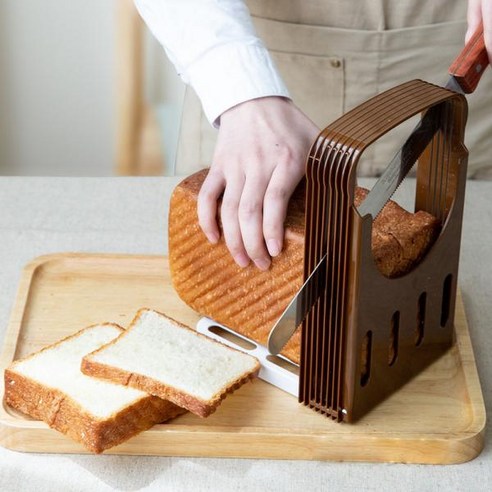 식빵 슬라이서 커터 통식빵 두께조절 커팅기 베이커리 토스트 브레드 써는 기계 틀 K608