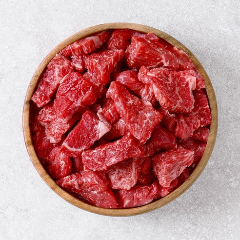 한우 1+등급 국거리 (냉장), 국거리(300g), 1개