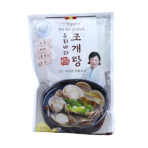 [홈쇼핑] [당일출고] 한식대가 김미라의 우리바다 조개탕