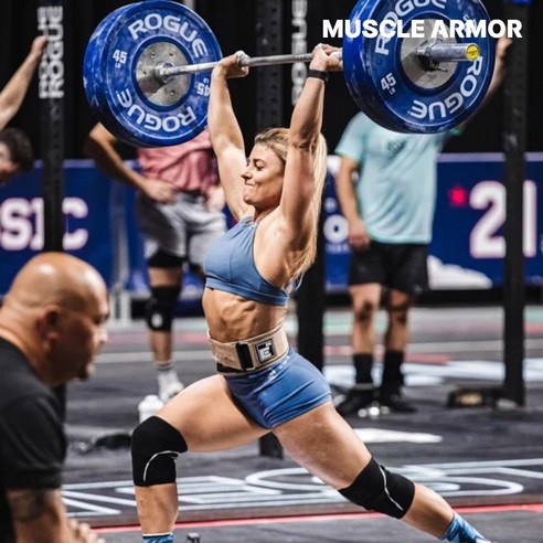 머슬아머 웨이트 리프팅 무릎보호대: 무거운 중량에 맞서세요!