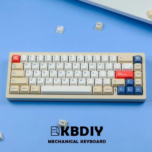 KBDiy 게임용 기계식 키보드용 GMK 두유 키캡 PBT 일본어 한국어 키캡 ISO 엔터 체리 프로파일 135 키 GMK67 K500, 1.GMK SoymilkEN