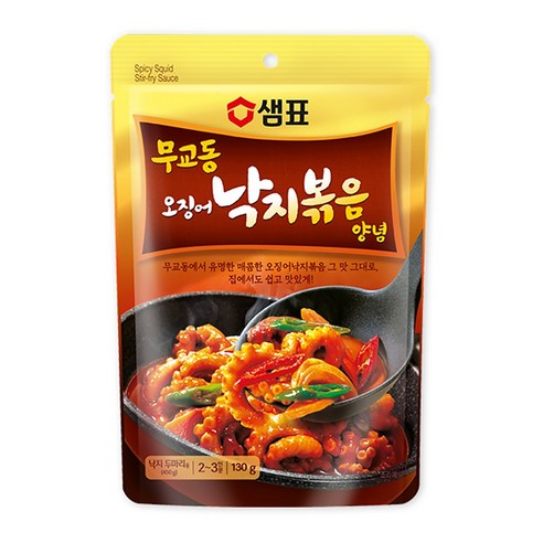 샘표 별미여행 무교동 오징어 낙지볶음 양념, 130g, 30개