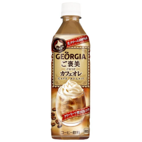 [국내배송] 고호비 카페인 밀크 커피 생크림 라떼 음료수 500ml 5팩 – 카페 음료입니다. 조지아커피