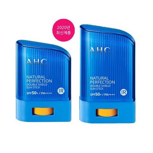 AHC 내추럴 퍼펙션 더블 쉴드 선스틱 14 g + 22g SPF50+ PA++++, 1세트