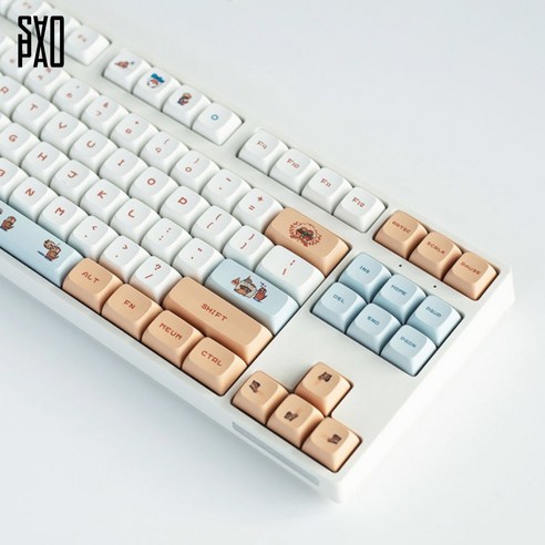 XDA 수달 키캡 PBT 영어각인 한무무 앱코 기계식 키보드 키캡 (127키)