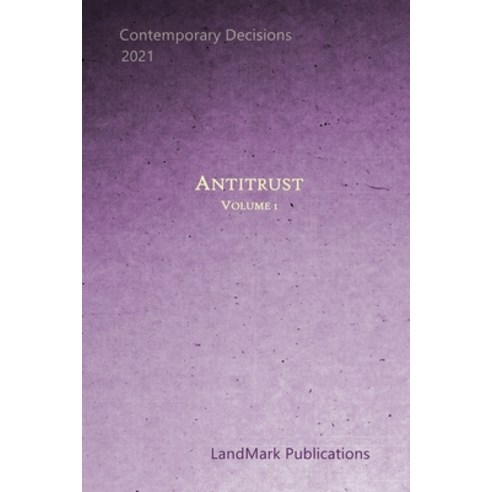 Antitrust: Volume 1 Paperback, Independently Published, English, 9798566027791