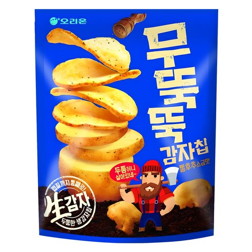 오리온 무뚝뚝 감자칩 통후추소금맛, 106g, 1개