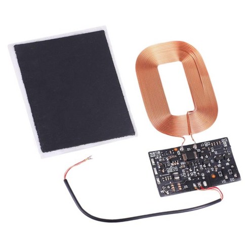 충전기 Pcba 회로 기판 Qi RV 스마트 폰용 코일 충전으로 무선 충전, 검은 색, 3.2x1.9cm, 금속