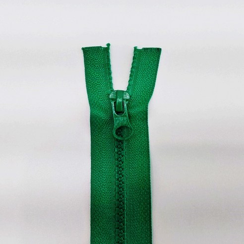 24인치 60cm 5호 비슬론 점퍼지퍼, 1세트, 초록색