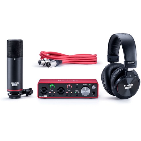 포커스라이트 스칼렛 2i2 스튜디오 3세대: 홈레코딩을 위한 완벽한 선택!