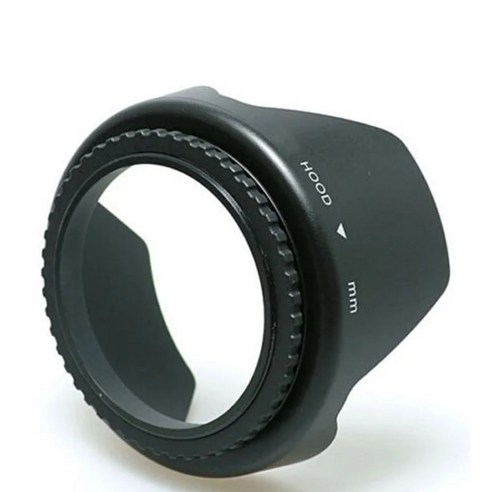 호환 카메라 필터 렌즈 67mm 플라워 후드 + UV 캡- 캐논 18-135-70-200mm f/4L IS USM- Nikon 18-105 DSLR 용