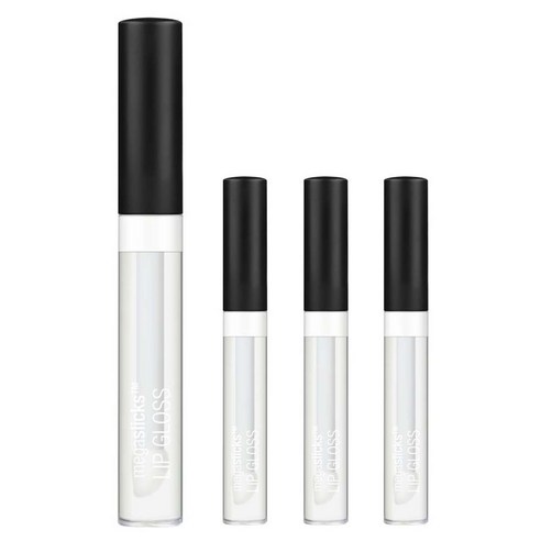 웻앤와일드 메가슬릭 립 글로스, Crystal Clear, 4개