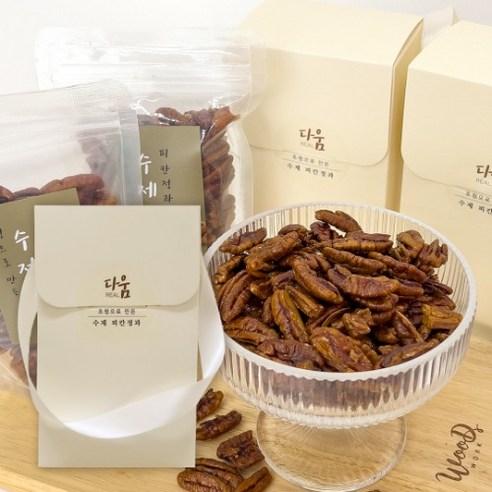 다움 국산 조청 수제 피칸정과, 100g, 1개