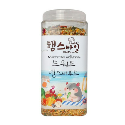 햄스타일 뉴트리션 웰빙 드워프 햄스터푸드, 650g, 1개