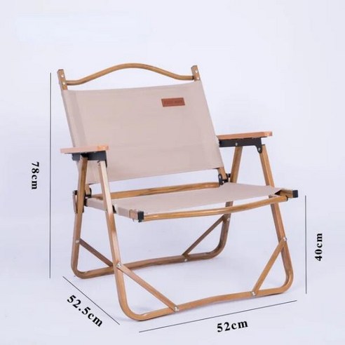 편안한낚시의자캠핑 휴대용 여행 의자 알루미늄 합금 자동차 접이식 해변 야외 장비 제품 스툴 낚시, 02 Khaki Big