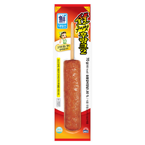 사조 대림선 숯불구이맛 후랑크 70g