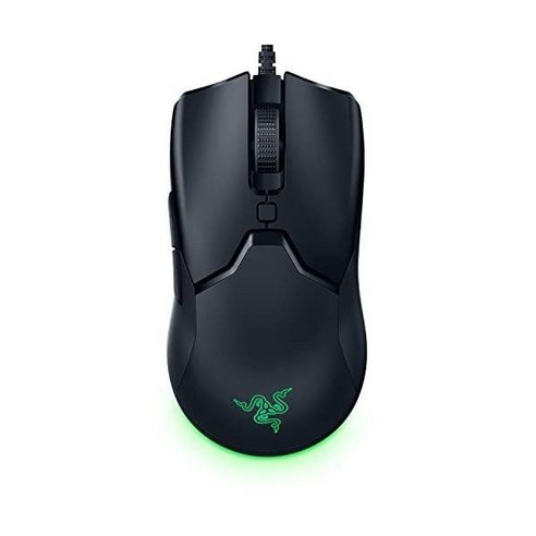 Razer Viper Mini 가벼운 게이밍 마우스 피시방 가성비 RZ01-03250100-R3M1, ミニサイズ/小 中の手のサイズの