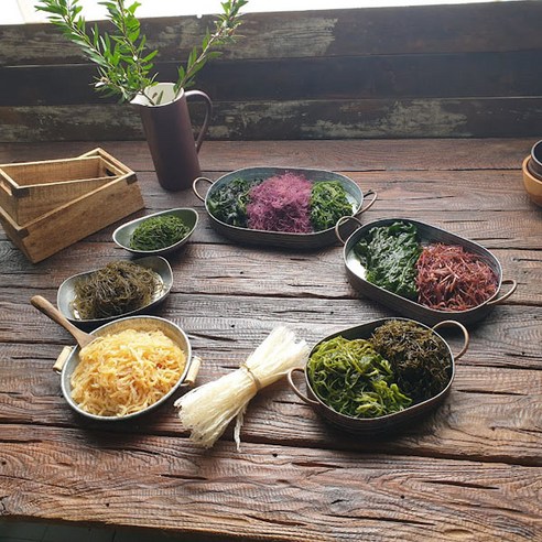 건강하고 맛있는 바로 먹는 해파리 모듬해초샐러드