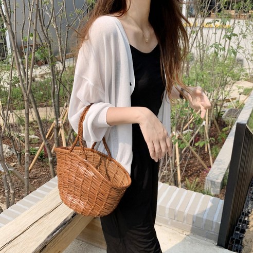 여성 빅사이즈 가디건 여름 추천상품 가볍고 통기성 뛰어난 여름 필수품: 여성용 오버핏 린넨 가디건