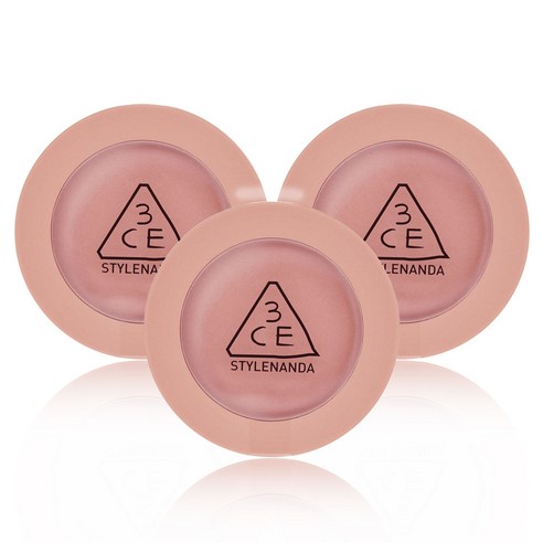 3CE 쓰리씨이 무드 레시피 페이스 블러쉬, ROSE BEIGE 로즈베이지, 3개