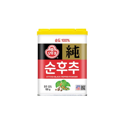 오뚜기 순후추 100g, 2개 
가루/조미료/오일