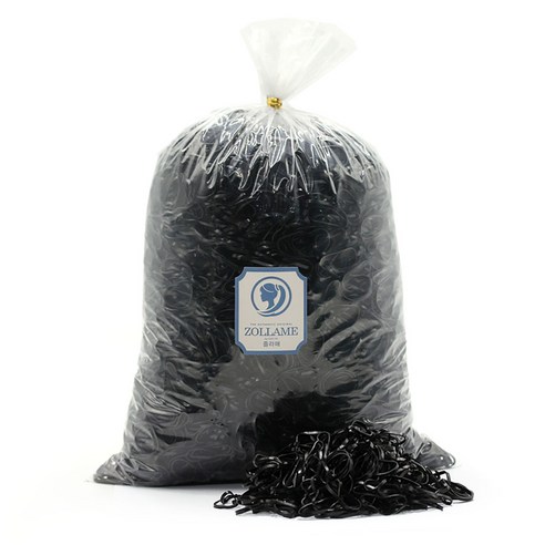 졸라매 대용량 안아픈 머리 고무줄 1kg (KC인증)