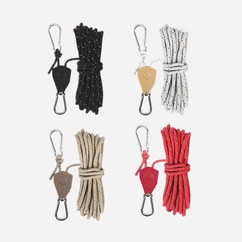 필수 야외 액세서리: KOOLMAN 다용도 이지스토퍼 타프 스트링 세트