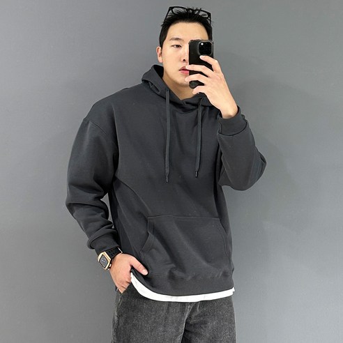 남자겨울후드티 추천상품 착한플리츠&당일출고 [기모 or No기모] 어센틱 실크 후드티 오버핏 6color 소개