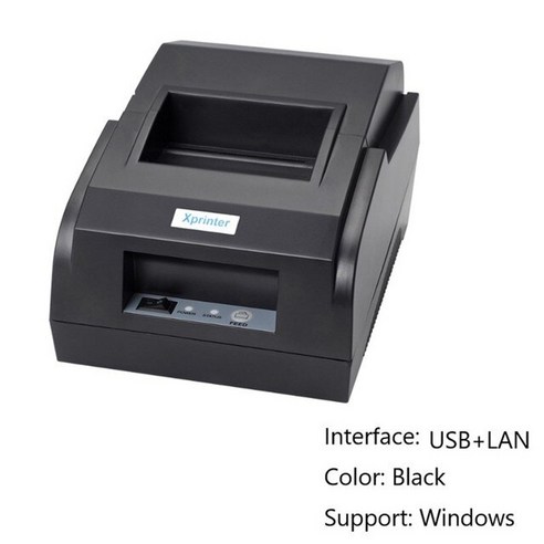 카드 프린터 사원증 발급기 제작 xprinter 58mm 열전사 기계 protable, xp-58iil USB 랜, 영국 플러그, 1개 세우테크영수증프린터