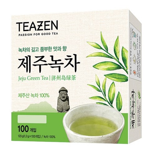 티젠 제주 녹차 100T, 1.2g, 100개입, 1개