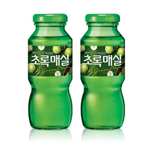 웅진 초록매실 180mL 12병/병음료/매실병음료/음료/매실/매실음료수/매실과즙/과즙음료수/매실음료/웅진매, 12개 웅진매실원액