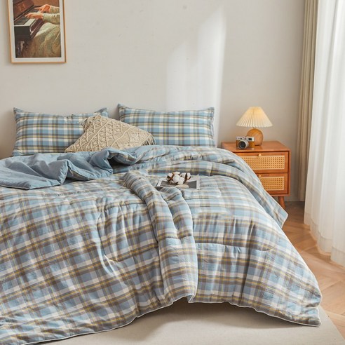 땀 많은 당신에게 꿀잠을 선사할 GHKO 순면 차렵이불!