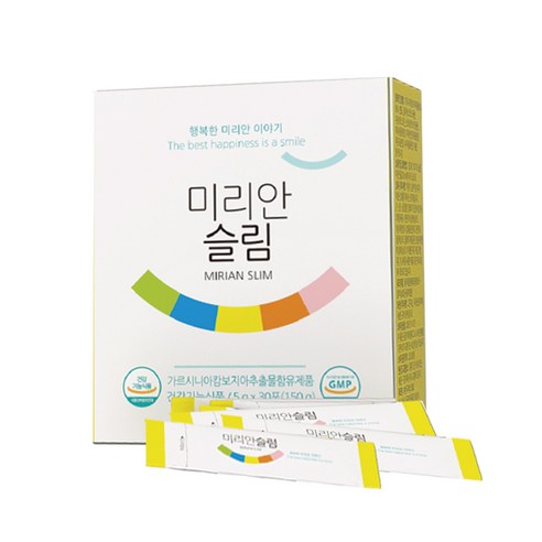 좋은효소 파비스 미리안슬림-체지방감소 가르시니아캄보지아추출물 건강기능식품 마테추출물 녹차추출분말 다이어트, 1박스, 150g