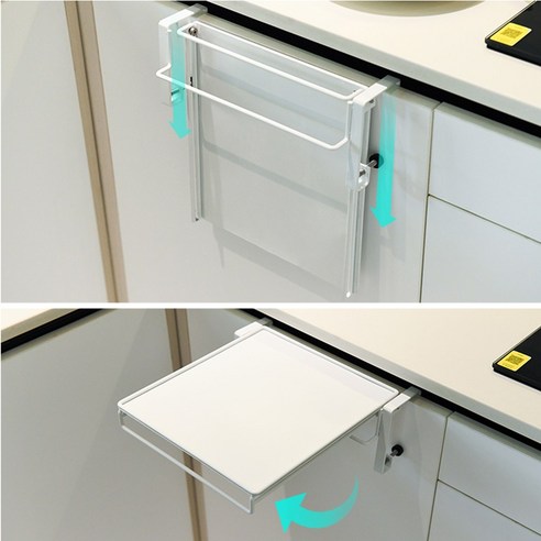 좁은 주방을 넓게 쓰는 마법, 디위닉 접이식 보조 조리대 테이블