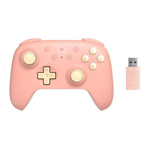 8Bitdo Ultimate C 2.4g Wireless Controller for Windows PC Android Steam Deck Raspberry Pi 필드 그린, Ultimate 2C_Peach