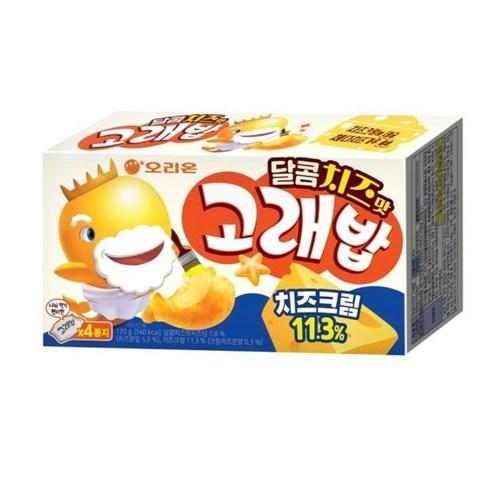 오리온 달콤치즈맛 고래밥, 2개, 120g