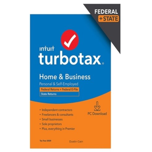 (영문도서) TurboTax Home & Business Paperback, Independently Published, English, 9798536946862