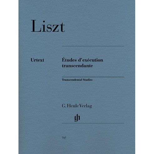 Liszt – Transcendental Studies | 리스트 – 초절기교 연습곡 | Henle 헨레