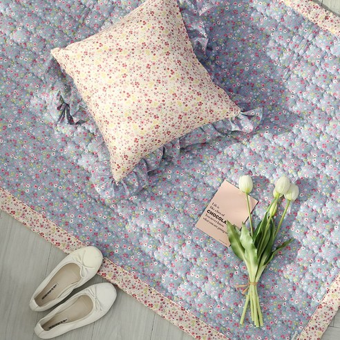 광목면의 부드러움으로 완성하는 사계절의 아늑함, 쉐리잔꽃 소파패드