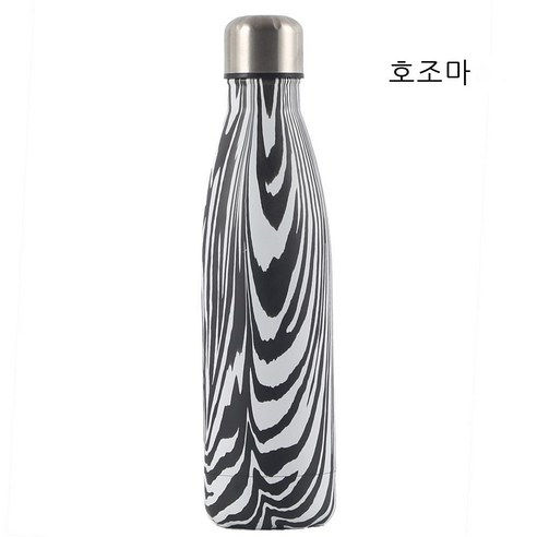 304 스테인리스강 스포츠 주전자 선물 컵, 얼룩말, 500ml