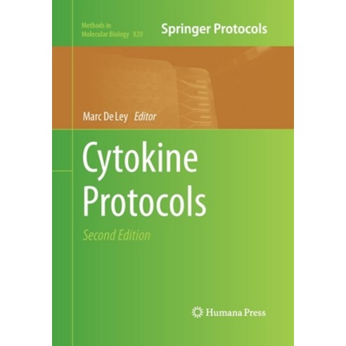 Cytokine Protocols Paperback, Humana