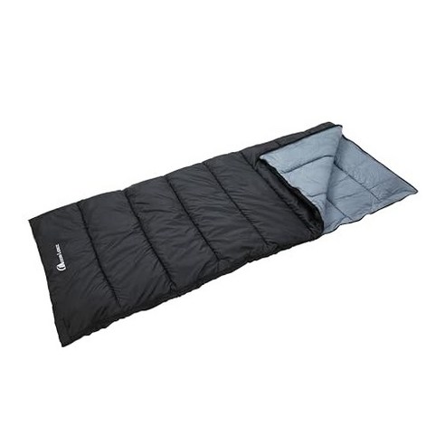 MOON LENCE 스퀘어 캠핑 침낭 1800g, 1개, 블랙