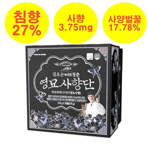 김오곤 88청춘 영묘사향단, 1개, 375g 침향환 효능