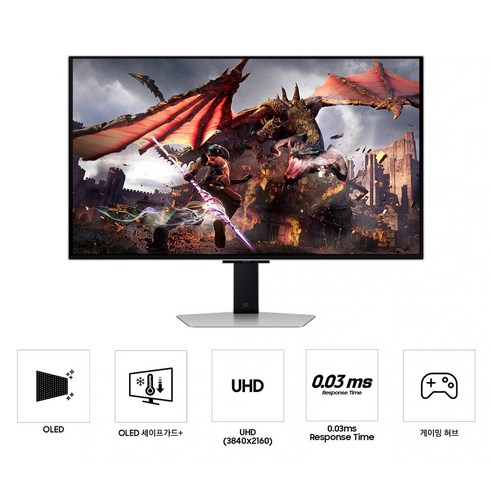 최고의 게임 경험을 위한 혁신적인 디스플레이: 오디세이 OLED G8 G80SD S32DG800 32인치 OLED 게이밍 모니터