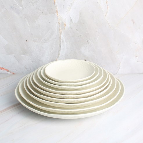 세련된 디자인과 안전성을 겸비한 9사이즈 멜라민 접시