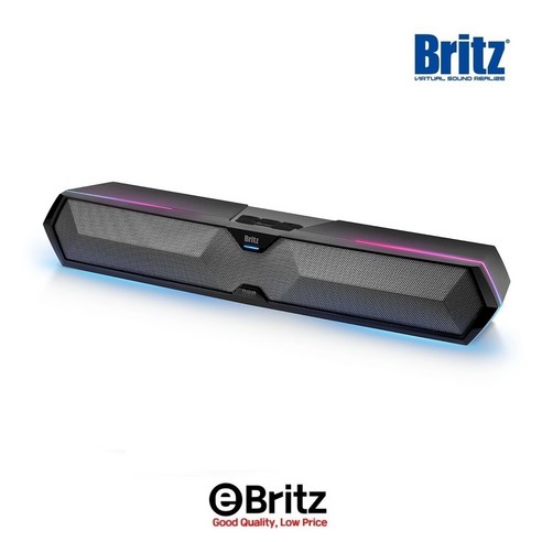 브리츠 BR-T9 블루투스 게이밍용 사운드바 PC 컴퓨터 스피커 eBritz