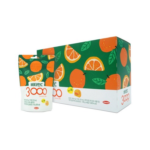 한미 비타민C 3000 구미젤리 60g x 8팩 1박스, 1개