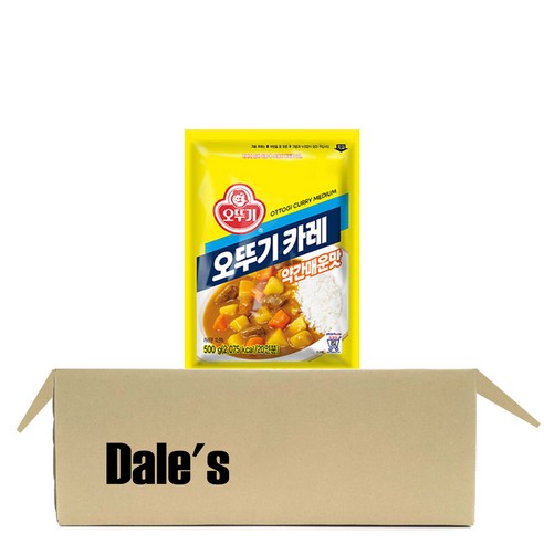 데일즈기획 오뚜기 카레 약간매운맛, 500g, 1개