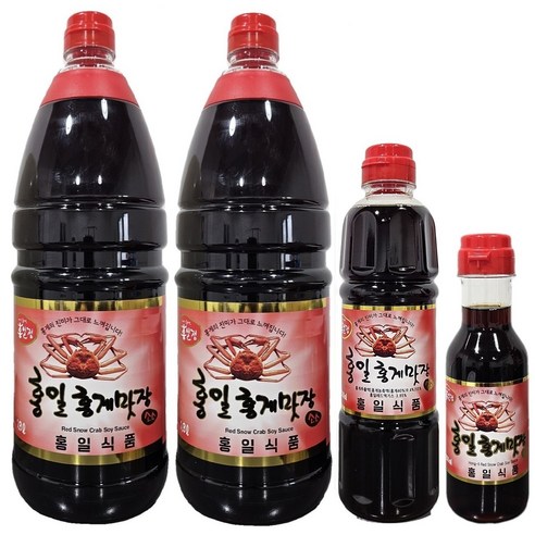 ((강추))홍게맛장/홍게간장 1.8리터 2 + 맛장700미리 편스토랑 전참시 홍일식품, 2개, 1.8L